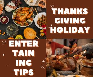 Holiday Entertaining Tips for Thanksgiving Day